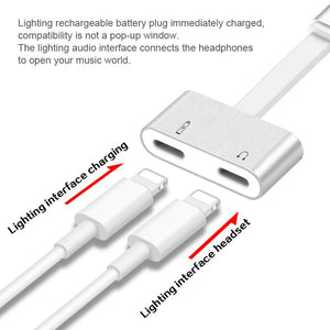 2-in-1 Charging audio adapter for iphone