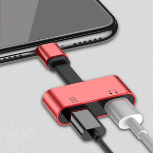 2-in-1 Charging audio adapter for iphone